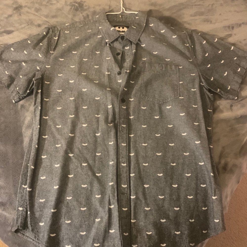 Button down Batman Shirt